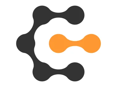 Connection Black Letter C Logo Template