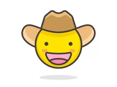 Cowboy Hat Face Emoji Icon