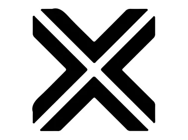 Cross Mark X Style Shape Logo Template