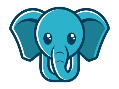 Cute Baby Elephant Logo Template