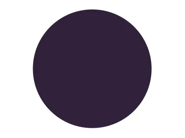 Dark Purple Circle Shape Logo Template