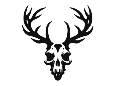 Deer Skull Logo Template