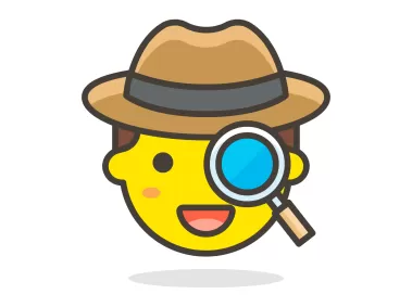 Detective Emoji Icon