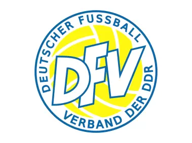 Deutscher Fußballverband der DDR DFV Logo