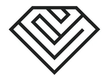 Diamond Shaped Geometric Shape Logo Template