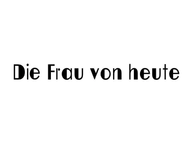 Die Frau von heute Zeitschrift Logo