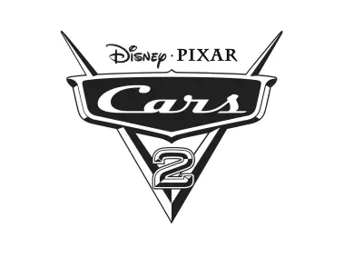 Disney Pixar Cars 2 Black Logo