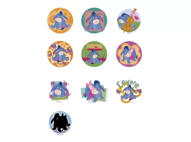 Disney`s Eeyore Logo