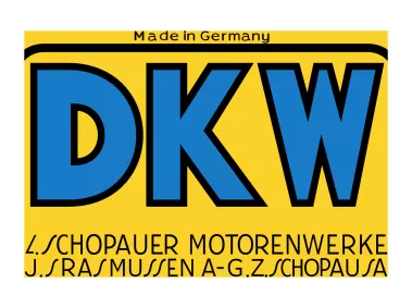Dkw  Gelb Blau Schwarz Logo