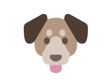 Dog Head Emoji Icon