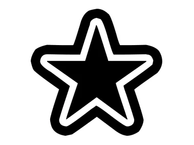 Double Layer Star Logo Template