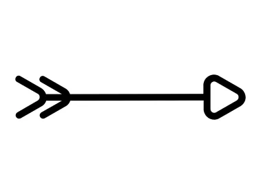 Double Reverse Arrow Minimal Directional Icon