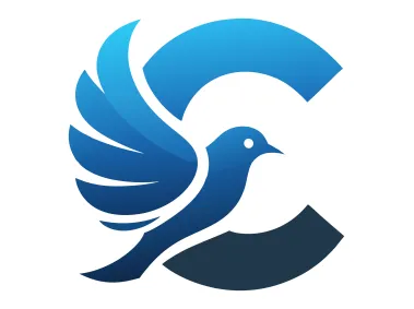 Dove Inside Letter C Logo Template