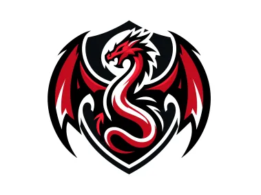 Dragon Wings Logo Template