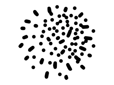 Dynamic Scatter Shape A Versatile Geometric Element Logo Template