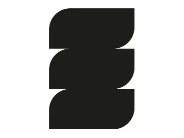 E Style Geometric Shape Logo Template