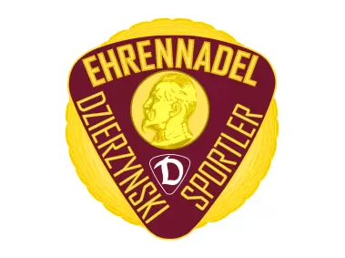 Ehrennadel Dzierzynski Sportler SV Dynamo Logo