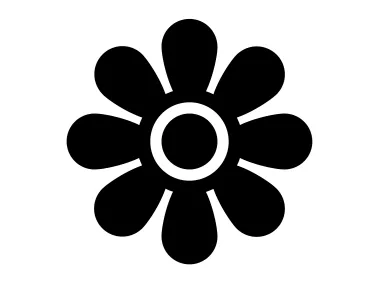 Eight Petals Flower Icon