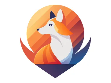 Elegant Fox Logo Template