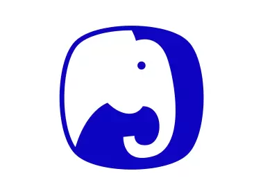 Elephant in Shape Logo Template