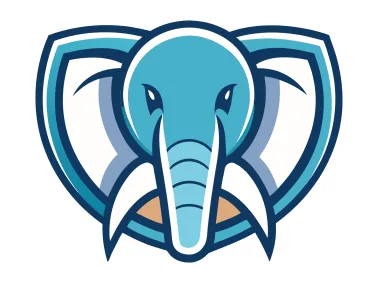 Elephant Mascot Design Logo Template
