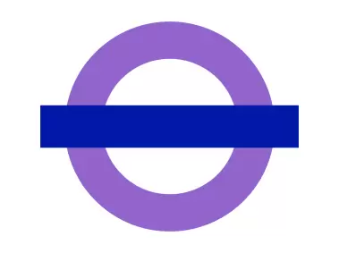 Elizabeth Line Roundel (no text) Logo
