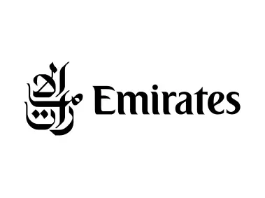Emirates Black Print Logo