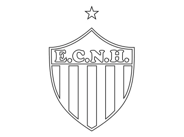 Esporte Clube Novo Hamburgo para Colorir Logo