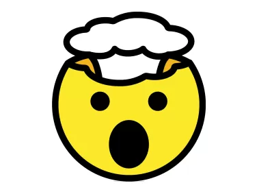 Exploding Head Emoji Logo
