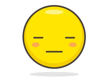 Expressionless Face Emoji Icon