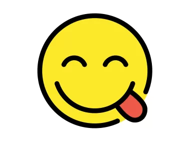 Face Savoring Food Emoji Icon
