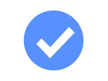 Facebook Check Icon Logo
