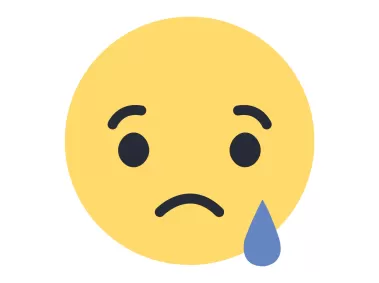 Facebook Sad Emoji Logo