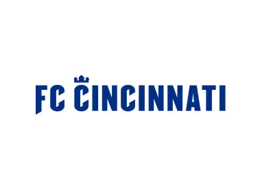 FC Cincinnati 2018 Primary Wordmark Blue Logo