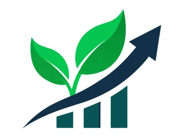 Financial Growth Leaves Logo