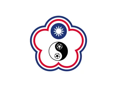 Flag of Chinese Taipei Football Team Logo