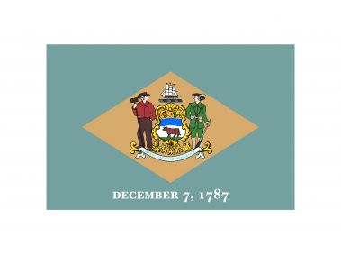 Flag of Delaware Logo
