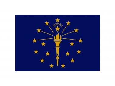 Flag of Indiana Logo