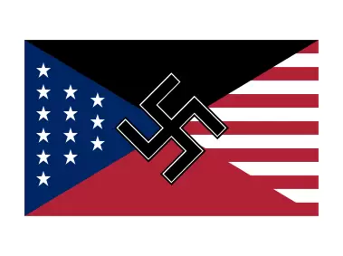 Flag of National Socialist Movement United States Logo