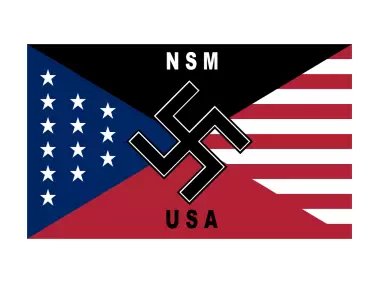 Flag of National Socialist Movement USA Logo