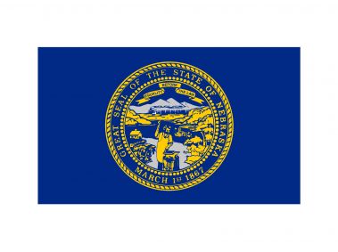 Flag of Nebraska Logo
