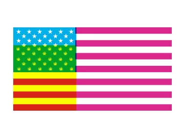 Flag of the Cannabis United States Logo