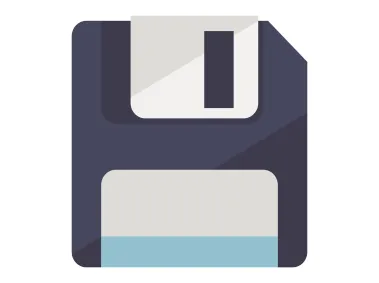 Floppy Disk Emoji Icon