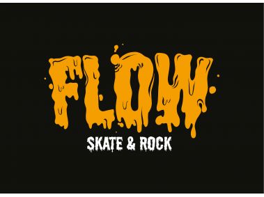 FLOW Skate Rock Logo