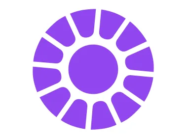 Flower Abstract Circle Shape Logo Template