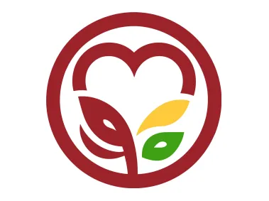 Flower Heart Logo Template