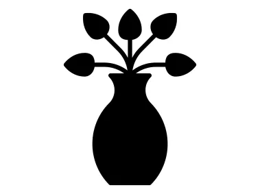 Flowers in a Vase Logo Template