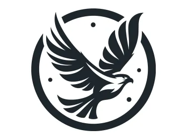Flying Hawk Logo Template