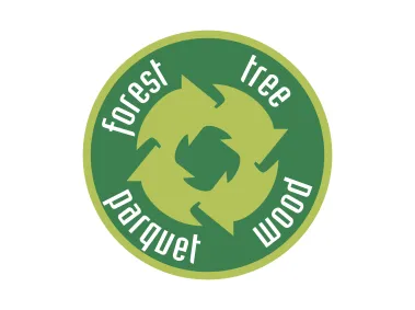 Forest Tree Parquet Wood Logo