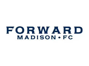 Forward Madison FC Wordmark Darkblue Logo